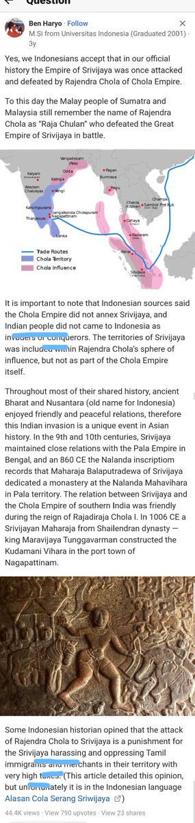 @rakshithsridha2 Not a defeatist mentality but I think v majorily believed in 'Live & Let Live.' V where not ruthless animals & madformoney like Alexander & Islamic invaders.

I don't know if 🇮🇳kings of past believed in invasion.
 
History behind #KadaramKondan can be d answer to invader mindsets