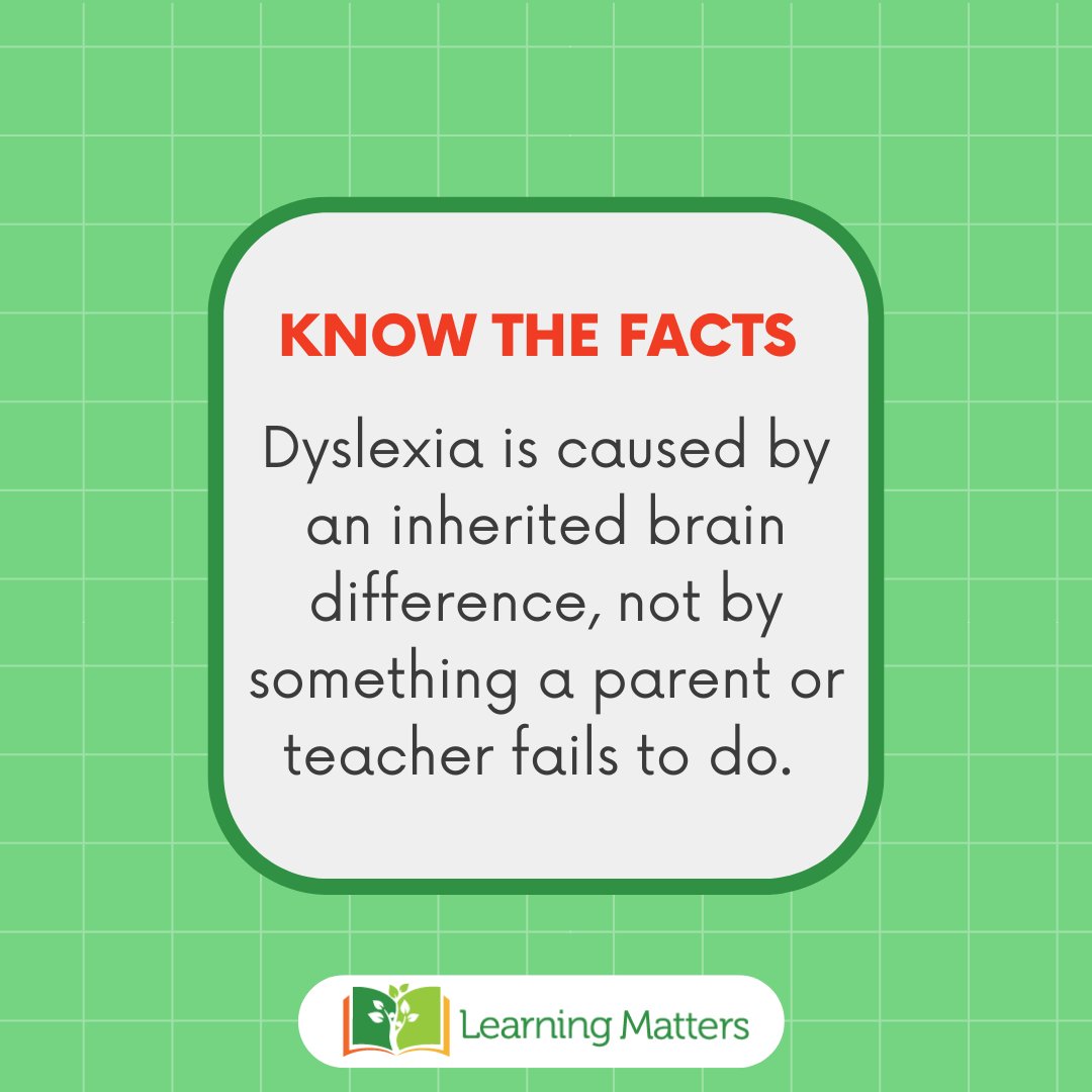 Dyslexia is a genetic condition, meaning it runs in families and due to differences in the brain. Parents can not prevent dyslexia and should not blame themselves. 🤍 

 #dyslexiaawareness #dyslexiaparenting