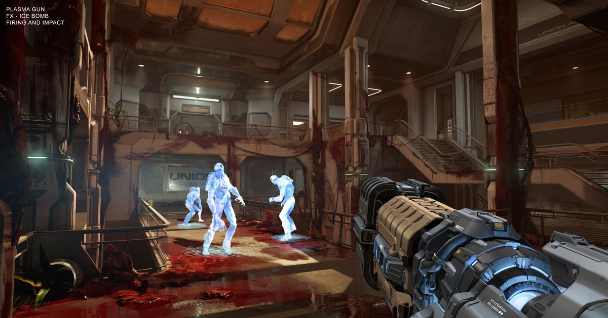 Some weapon FX concepts I did for Doom Eternal