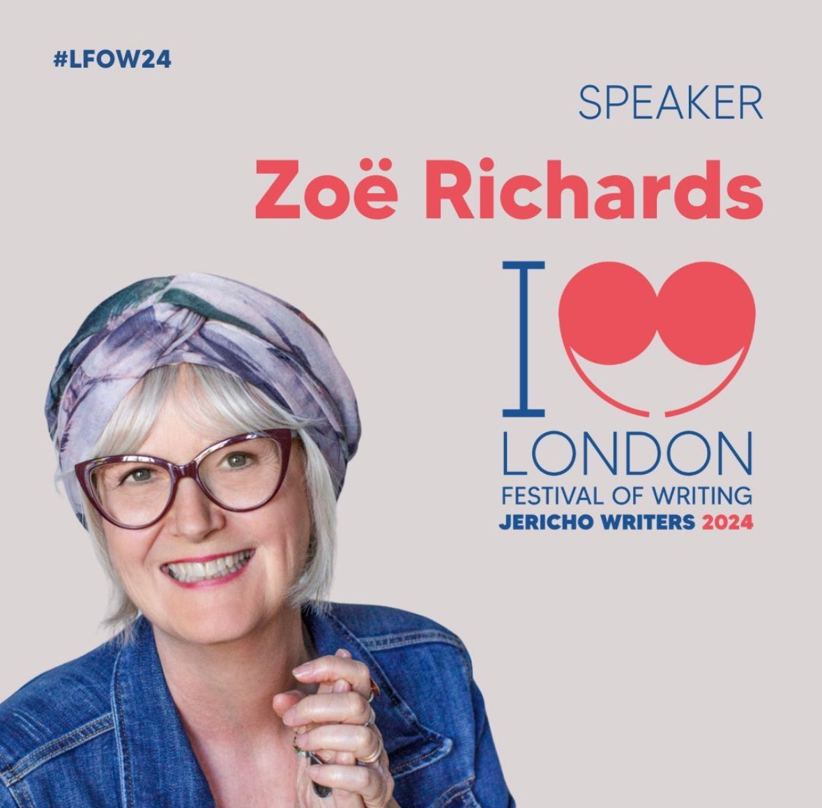 Having been supported so much by @jerichowriters as I grew as a writer, I feel very proud to now be a speaker at this year’s London Festival of Writing at the end of June. #LFOW24 #writingcommunity #amwriting #amediting