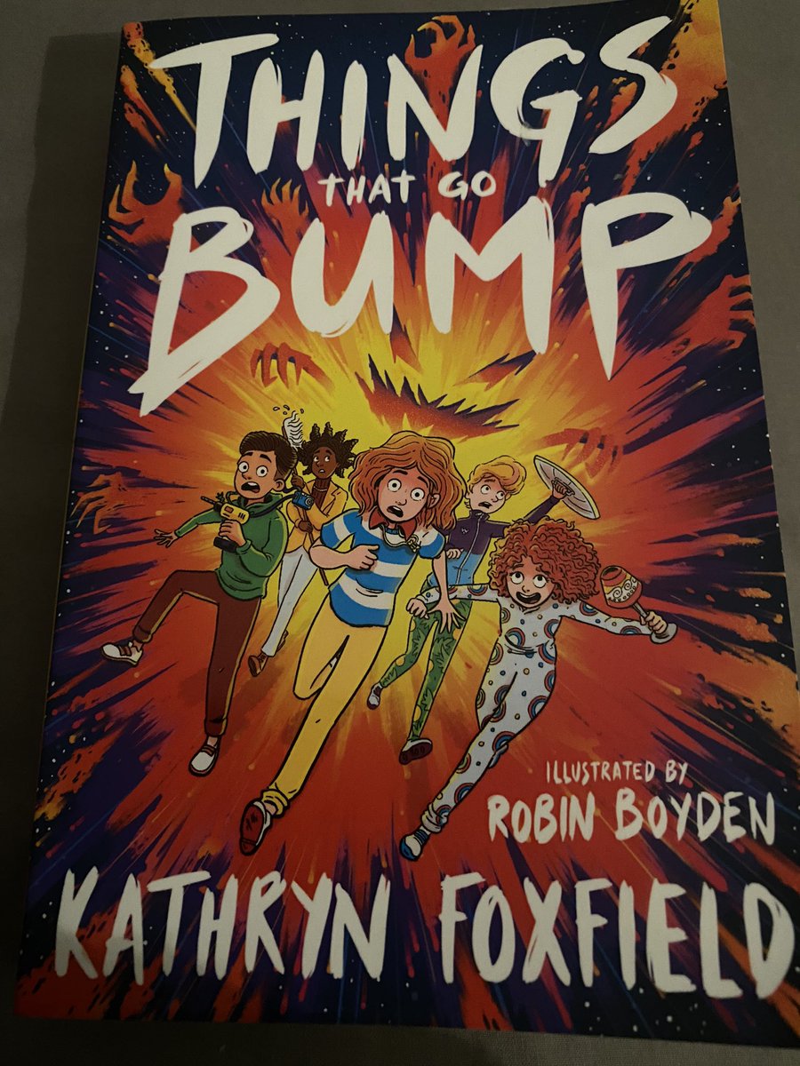 Really enjoyed Things That Go Bump @KathrynFoxfield over the last few days. Funny and punny, tense and scary. Reminded me of a @JenniferKillick - the highest praise I offer. Will keep an eye out for shadows and smells when am next in IKEA, I can tell you!#RotherhamLovesReading