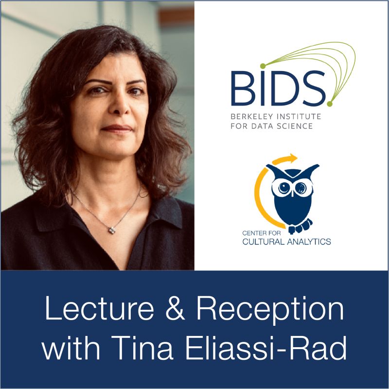 Next week! Professor Tina Eliassi-Rad will speak on 'The Complex Systems View of AI Ethics' → Register now for this free event events.berkeley.edu/BIDS/event/229…