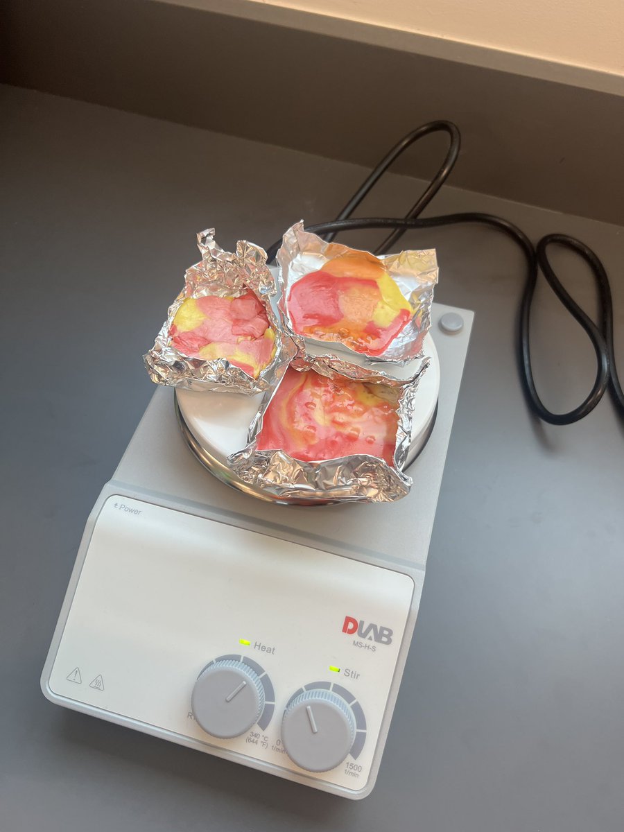 coach_workman_'s tweet image. Students explored the rock cycle today by creating their own Starburst sedimentary, metamorphic, &amp;amp; igneous rocks 🪨
#KMSCougarPride