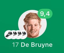 gutiifcb's tweet image. 5 goles lleva Haaland y 4 asistencias De Bruyne, y son INCAPACES de ponerles un 10 de media…🤦‍♂️😂