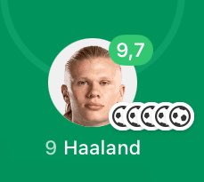 gutiifcb's tweet image. 5 goles lleva Haaland y 4 asistencias De Bruyne, y son INCAPACES de ponerles un 10 de media…🤦‍♂️😂