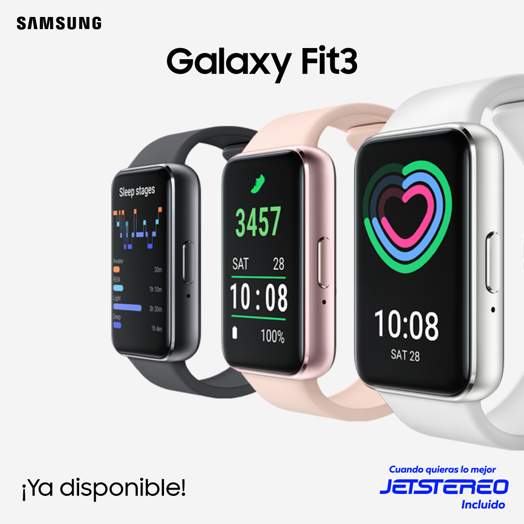 El nuevo Samsung Galaxy Fit3 ya está disponible. 😎

Conoce más en👉: bit.ly/48wnhQn