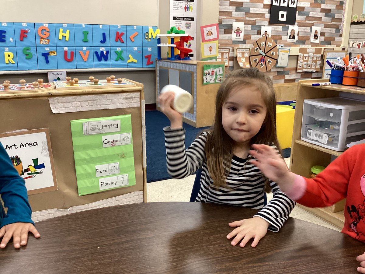 heykellicombs's tweet image. Talk about a multi sensory experience! These kids saw the cream in the beginning, the middle, and the end of shaking, they heard it change sounds as we shook it, and they tasted the delicious butter that was created (some even tasted the buttermilk)! @NISD_ECE @NISDLeonSprings