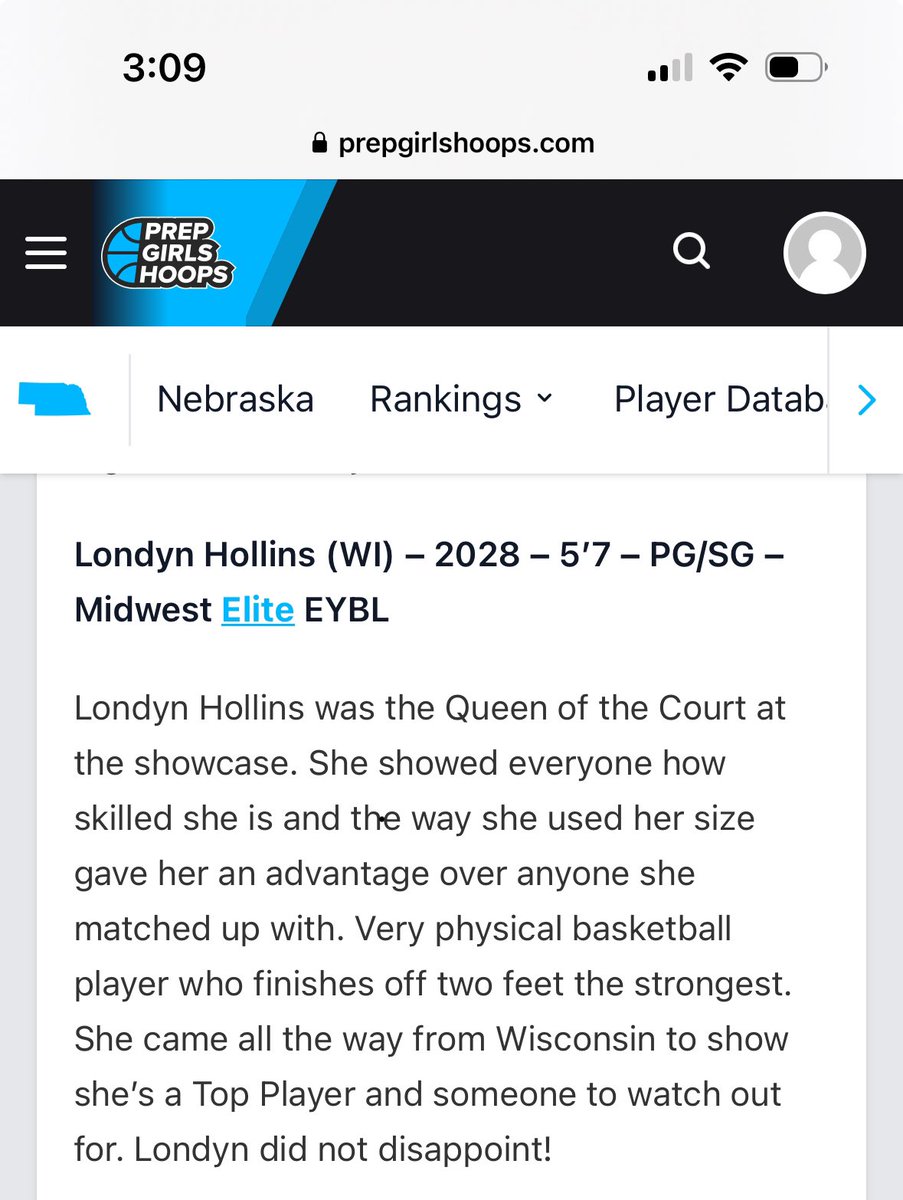 Thanks @PGHBrooks for the write-up! It was great playing with other talent from different states. @BrianMouton5 @PGHCoachPaul @BradyJ_Peterson @PGHWisconsin @WiscoGirlsBB @mwehoops_eybl #moretocome #grind !