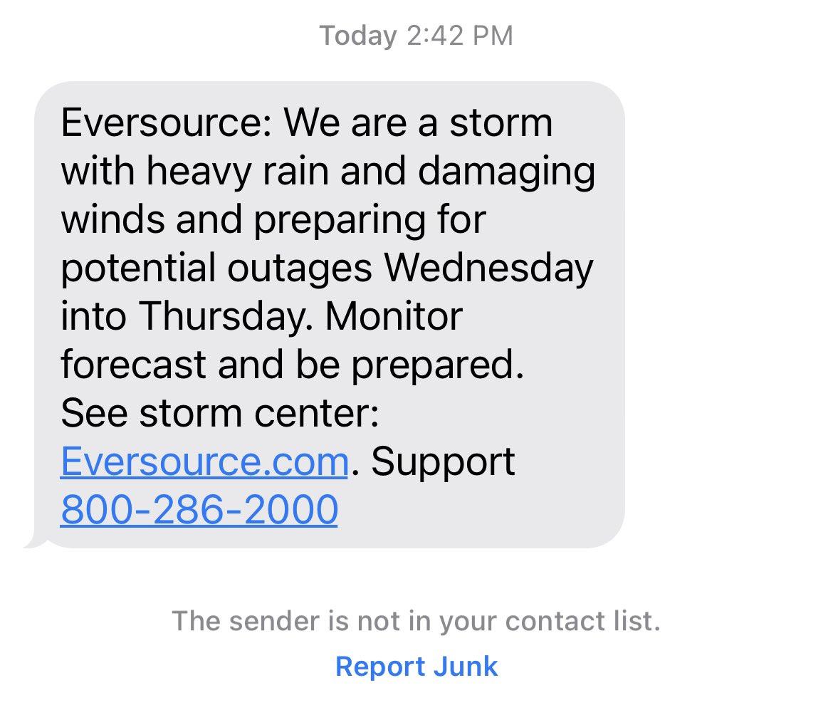 HisHerPlay1's tweet photo. @EversourceCT sending me messages like they’re some second rate villains! 

WE ARE A STORM! https://t.co/GKNPznuJMC