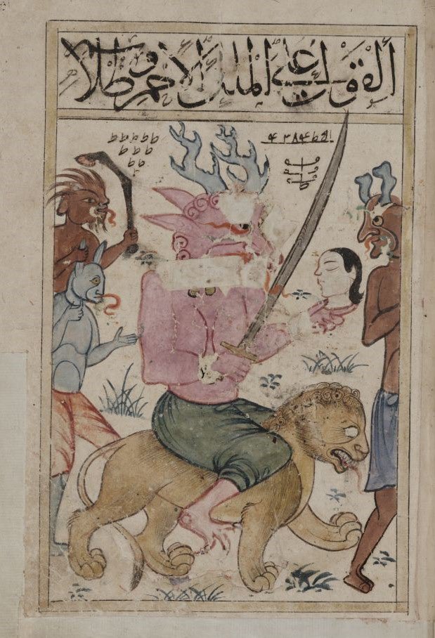 tomorrow! Im doing an ama/Q&amp;A over on IG head over to aaolomi for the chaos 

in the meantime please enjoy this image of the pink jinn of Mars with his trusty sword and decapitated head for this Mars day