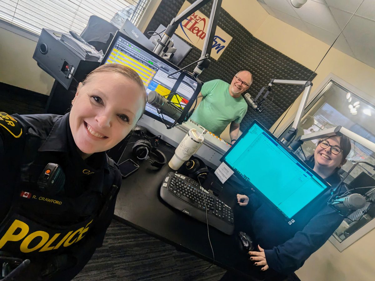 OPP_WR's tweet photo. @oxfordcountyopp had a great time with Dan &amp; Marcie @1047heartfm today. We are working on a new project that we hope will spread safety awareness across @oxfordcountyca 
"TIP TUESDAY" will be aired the last Tuesday of each month. Tune in and ask your questions. ^rc https://t.co/vvMIXY9CSo