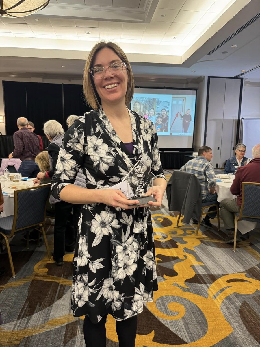 Our Community and Economic Development Director, Kara Homan, accepted the Community Partnership Award on behalf of the City of Appleton at the Greater Fox Cities Habitat for Humanity’s Annual Celebration of Partnership event today. @FoxCitiesHfH Thank you for this recognition.