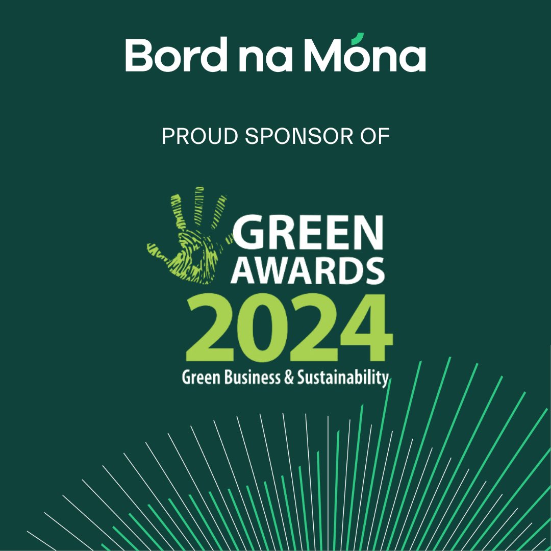 Pleased to announce that Bord na Móna is proudly sponsoring the @green_awards 2024, which is happening tonight. As a leading climate solutions provider, we're committed to driving positive change and recognising the efforts of those who share our dedication to sustainability.