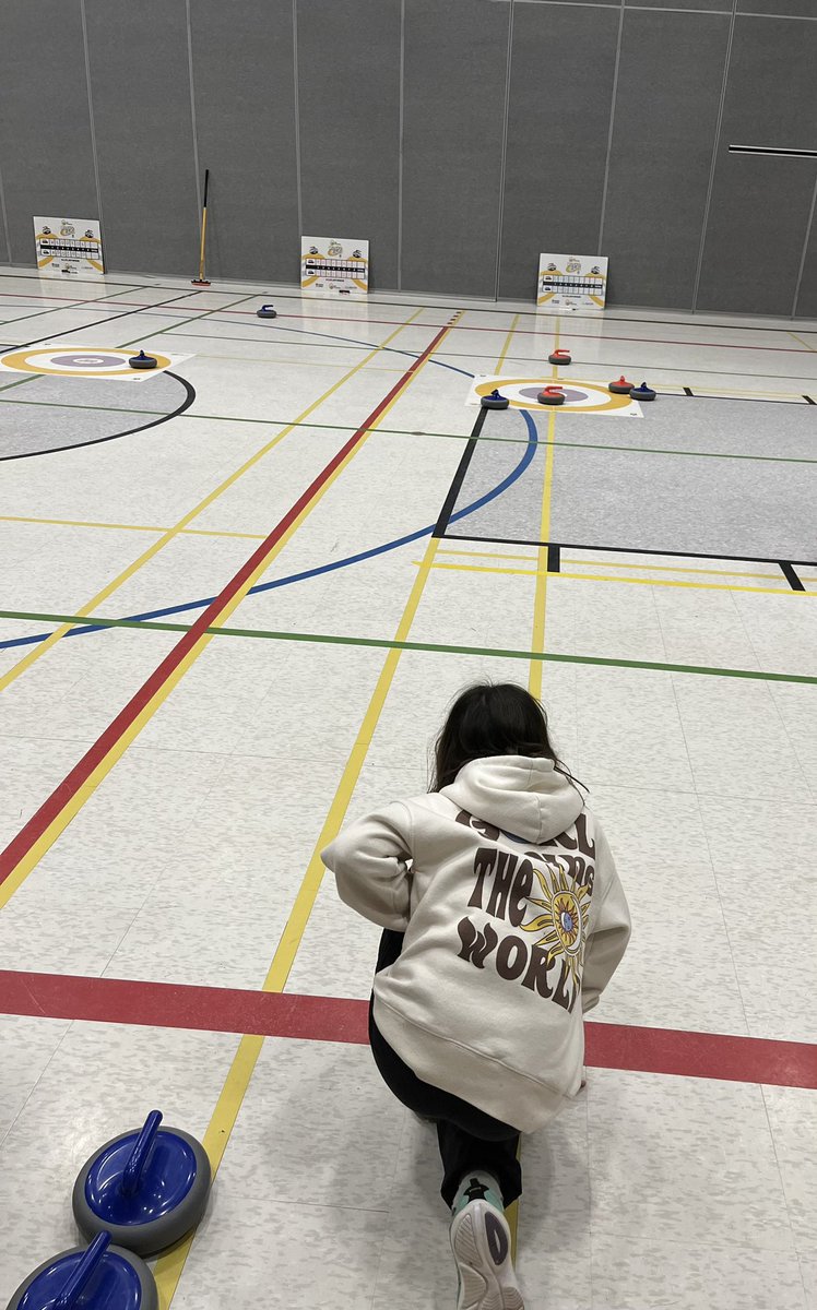 Lots of fun trying some curling today! <a href="/cedarhollowps/">Cedar Hollow</a>