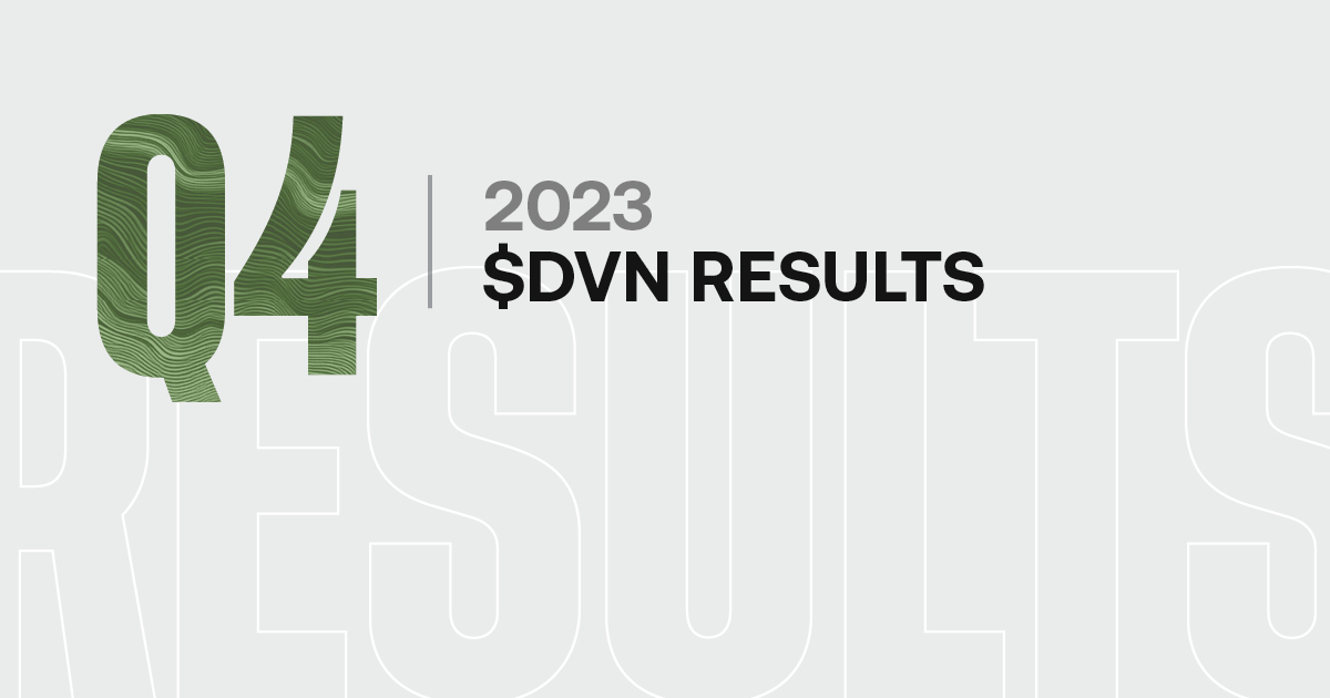 We’ve announced our Q4 and full-year 2023 results: devonener.gy/2023Q4Release