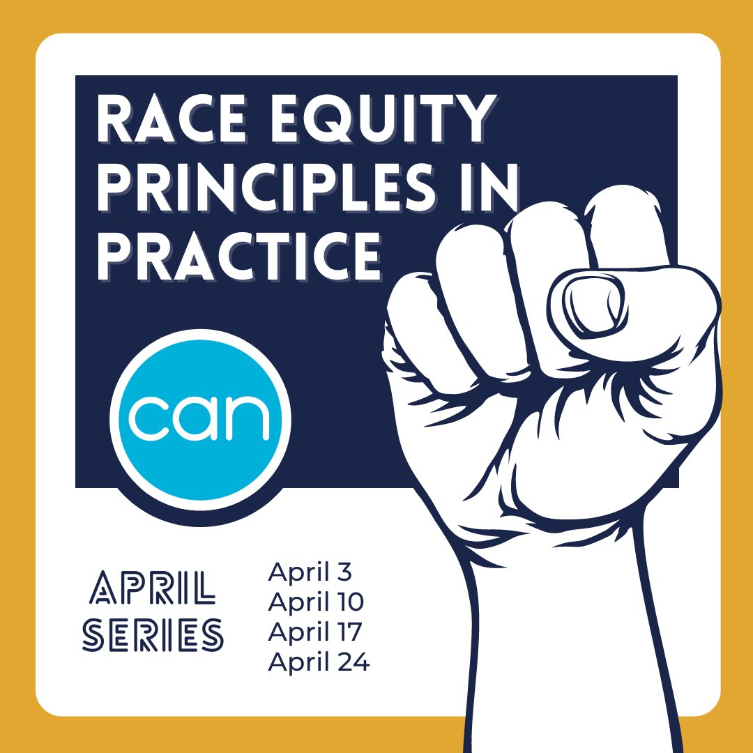 Sign up for the Race Equity Principles in Practice Training Series where we will focus on ways to utilize the lessons learned in race equity trainings in our daily lives, in our work, and in our community. Learn more and register at forms.gle/ULBXE4J9BosHvE…