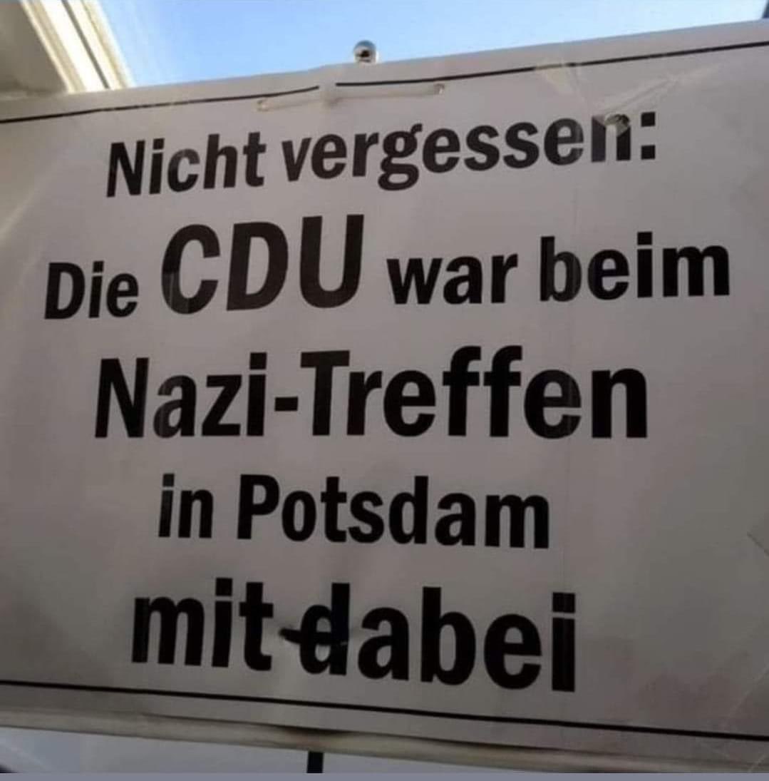 Noch mal zur Erinnerung! #AfDsindFaschisten #CDUCSU muss man nicht wählen.