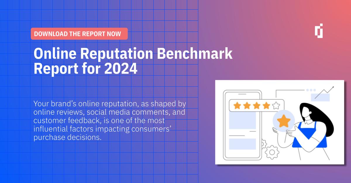 Examine in greater detail exclusive reviews and ratings data of companies in key industries, with the goal of helping organizations discover strategic approaches to online reputation and review management as well as customer experience improvement.

hubs.li/Q02msyNF0