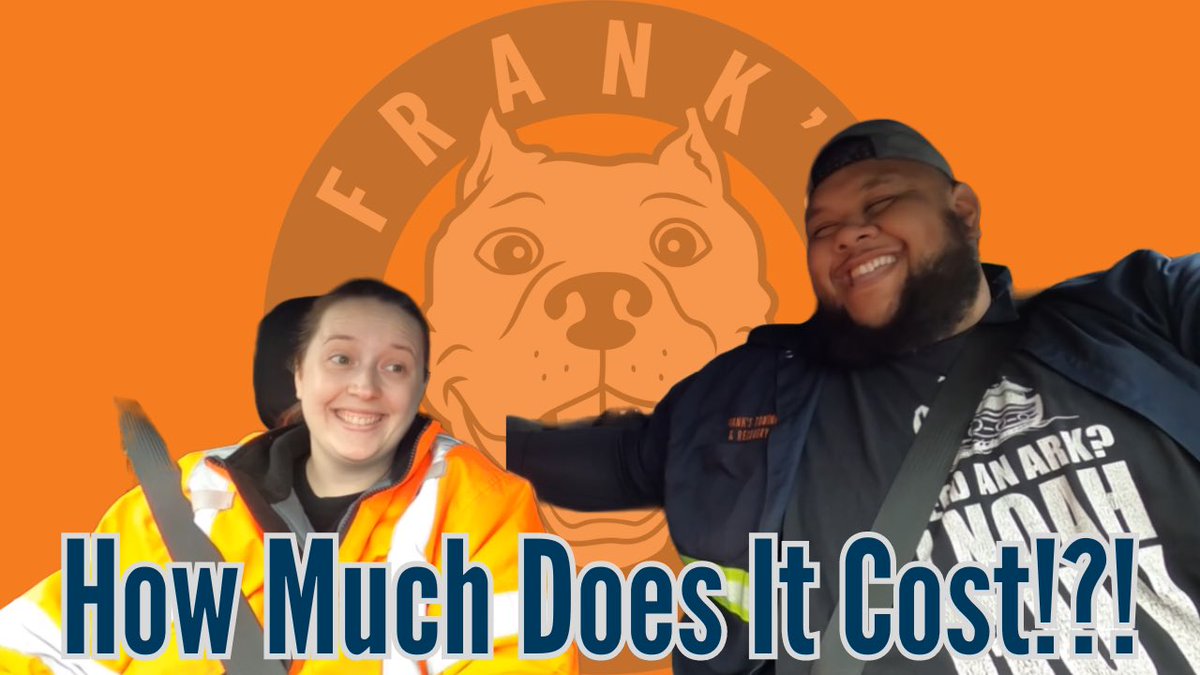 Tow Convo ep. 3

How much does it cost?!?
youtu.be/gUKcRqgg7rQ?si…

#FranksTowingAndRecovery #FranksTowing #Towing #TowTruck #FYP #FrankThePitBull #DogsOfInstagram #Dog #TowTruckDog #Pitbull #WA #SeattleWA #PNW #TowingAndRecovery #Truck #SmallBusiness #FamilyOwned