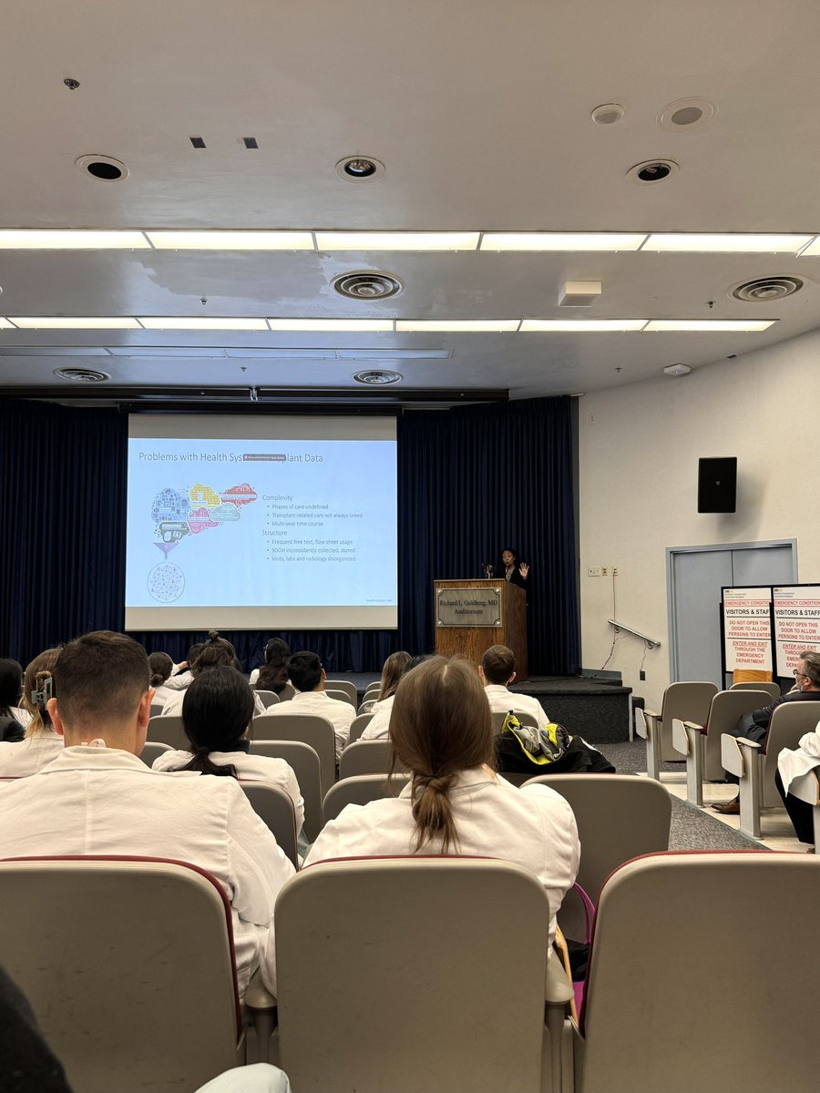 A big thank you to Duke transplant surgeon, Dr. Lisa McElroy, for joining us this morning for a Grand Rounds talk on “Disparities in Access to Organ Transplant: In Search of Causal Mechanisms.” Her work aims to improve equity in access to transplantation 👏 <a href="/DukeSurgery/">Duke Surgery</a>