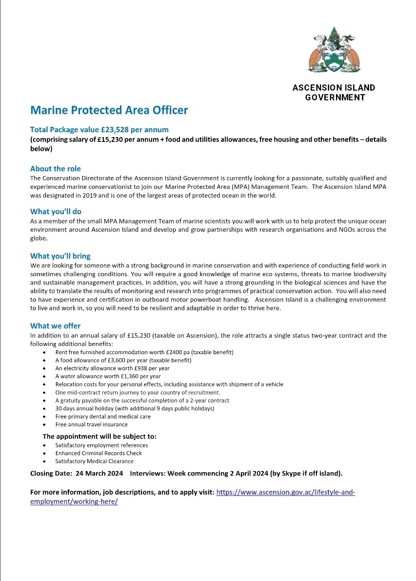Ascension Island Government Recruitment (@aigrecruitment) on Twitter photo 