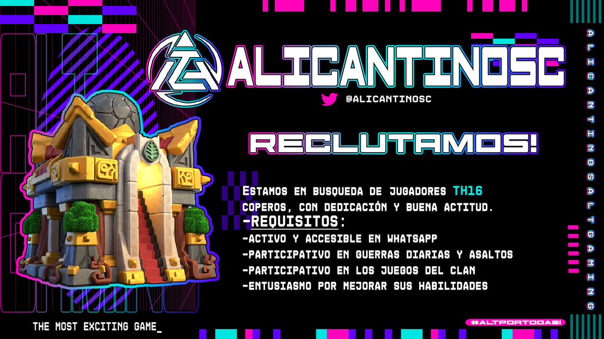 📢Acerca de nuestra familia🫶
🗣️Comunidad activa, atractiva y amigable
👨🏽‍💼Liderazgo experimentado y solidario
🔝CWL en Campeones
📝Guerras serias y organizadas
👨🏽‍🏫Ayuda en estrategias de ataque
🗺️Bases profesionales
🤼‍♂️Equipo competitivo
🎁Eventos y sorteos