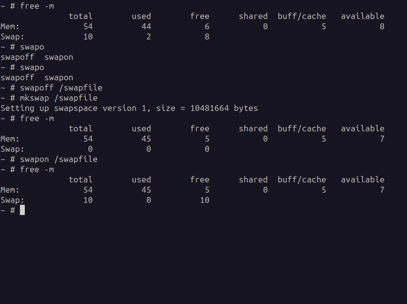 splinedrive's tweet photo. Damn it, I love it when it doesn't crash and does what I want. I just find it brutally cool and didn't expect it :)
#swapon #swapoff #mkswap unix is unix https://t.co/wCKgcUSASL