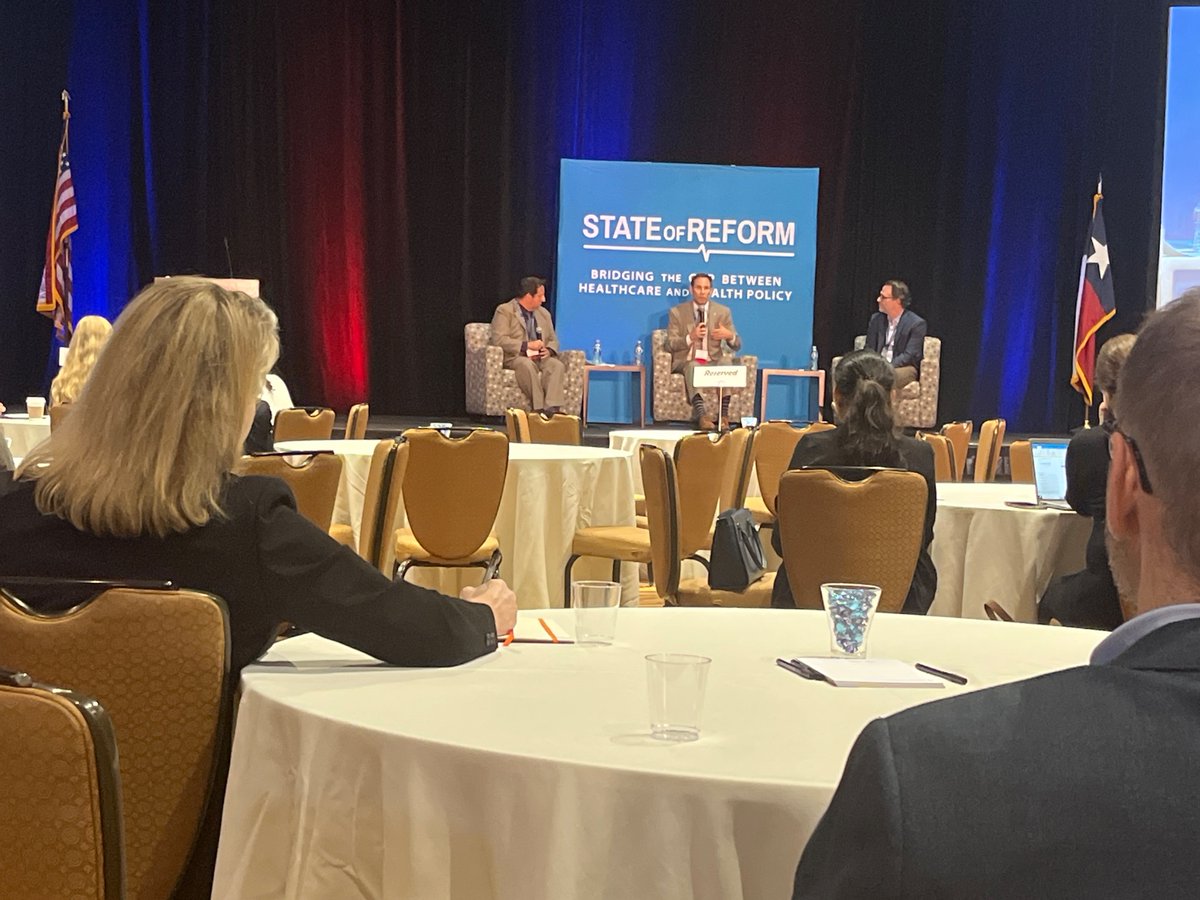 Great discussion on the unwinding of Medicaid here in Texas and other key healthcare issues at @StateofReform TX conference. #stateofreform