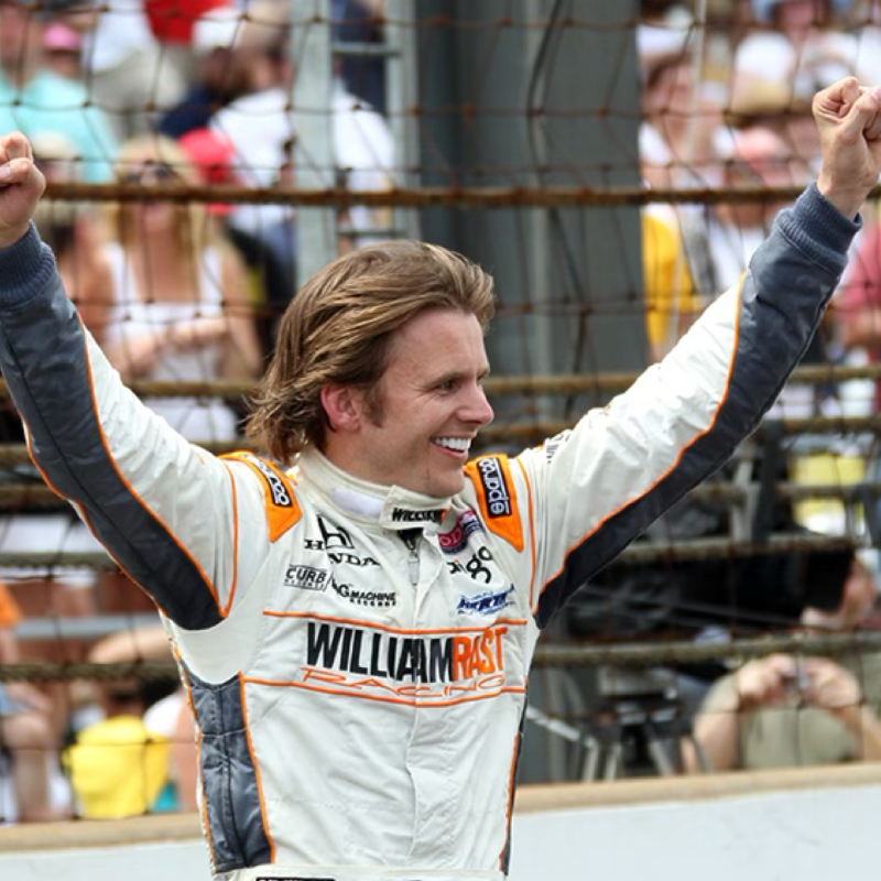 IndyCar's tweet photo. Two Generations of Drive.
 
HBO Original #TheLionheart premieres March 12 on @StreamOnMax. 
 
Read more 👇