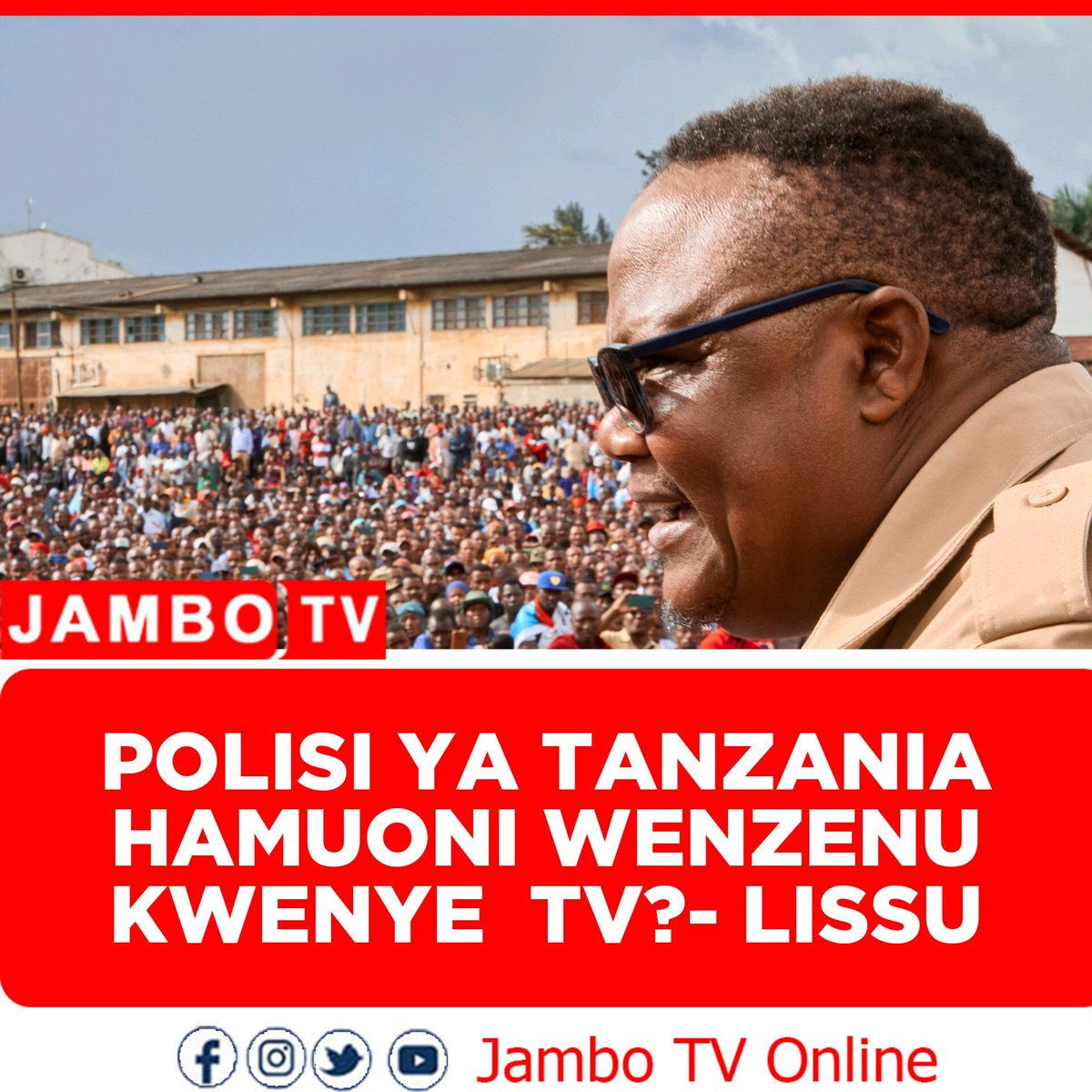 "Dunia nzima ukiitisha maandamano mkakubaliana na Polisi juu ya njia za kutumia, kazi yao ya kwanza ni kusafisha njia kwa kuondoa magari barabarani.

"RPC wa Arusha na wenzake kule kwa Mrombo, wametutaka tutumie upande mmoja tu wa barabara ili magari yapite upande mwingine. Nyie