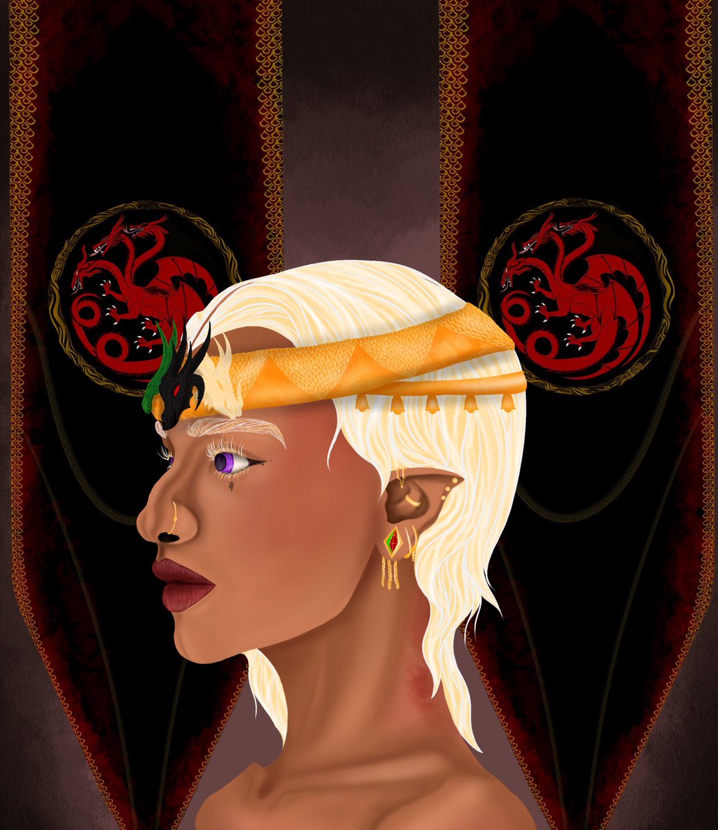 mursartifice's tweet image. Daenerys Stormborn, of house Targaryen, queen of the andals, of the roynar, &amp;amp; the first men. lady of the seven kingdoms, &amp;amp; protector of the realm. queen of meereen, khalessi of the great grass sea. the unburnt, breaker of shackles, and mother of dragons. 
#asoiaf #windsofwinter