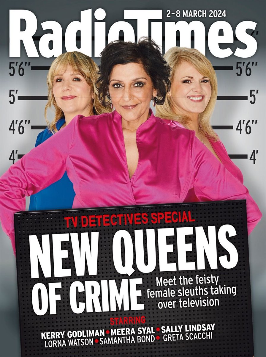 The New Queens of Crime on the block… pick up a copy of @RadioTimes today and check out their amazing feature on the incredible female sleuths taking over TV including @AcornTVUK’s very own #MeeraSyal #KerryGodliman #GretaScacchi and #SallyLindsay 👑🕵️‍♀️ buff.ly/3uO8rqy