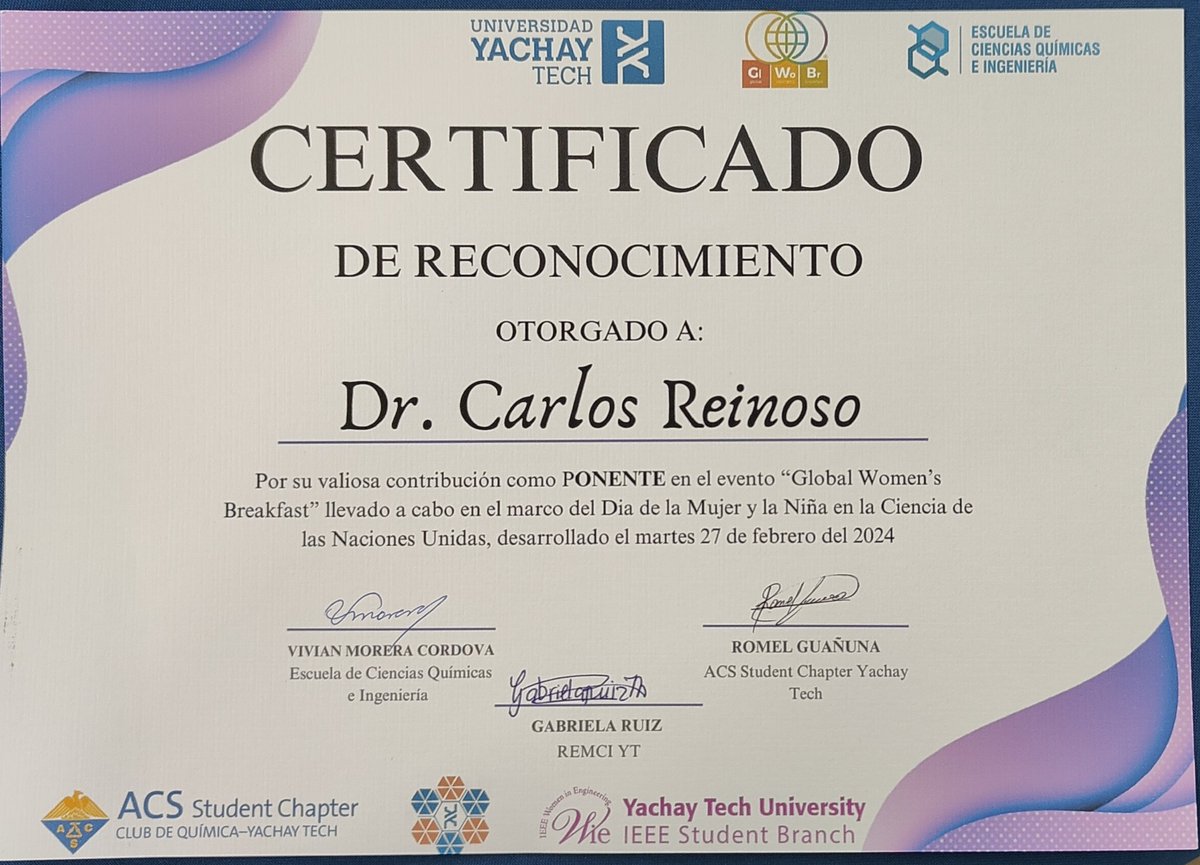 Carlos R. J. (@creinosoj) on Twitter photo Happy to share within the GWB organized by ACS Student Chapter at <a href="/UniYachayTech/">Universidad Yachay Tech</a> <a href="/fisicaynanoYT/">Escuela de Ciencias Físicas y Nanotecnología YT</a> Happy to share within the GWB organized by ACS Student Chapter at <a href="/UniYachayTech/">Universidad Yachay Tech</a> <a href="/fisicaynanoYT/">Escuela de Ciencias Físicas y Nanotecnología YT</a>