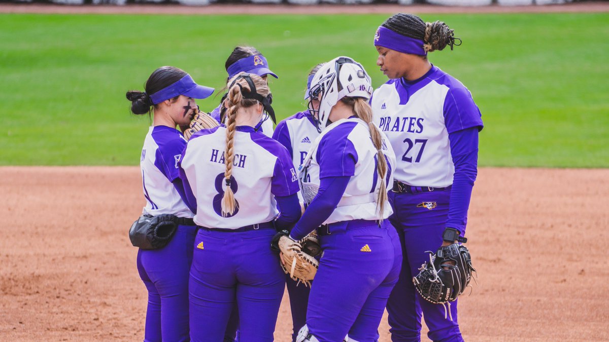 ECUAthletics's tweet photo. We've got a huge in-state matchup tomorrow as your 16-1 Pirates host the 12-3 Wolfpack inside Max R. Joyner Family Stadium at 4 p.m.

🚨The first 100 students in the gates will receive free pizza🚨 https://t.co/zcDCNqmmL4