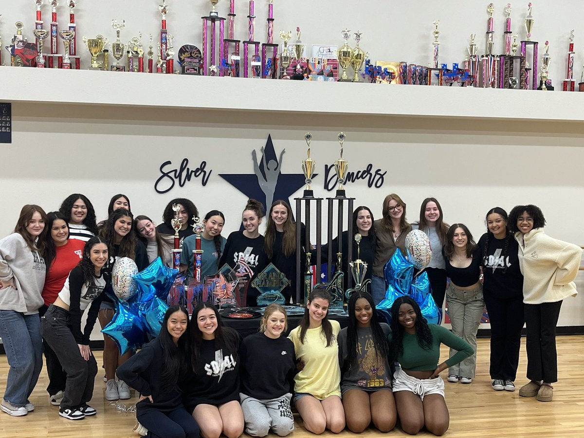 Congratulations to the @silverdancers and all of the Dance Mom’s that made it possible for these girls to go back to back contest champs for the first time in school history. @PfISDfinearts