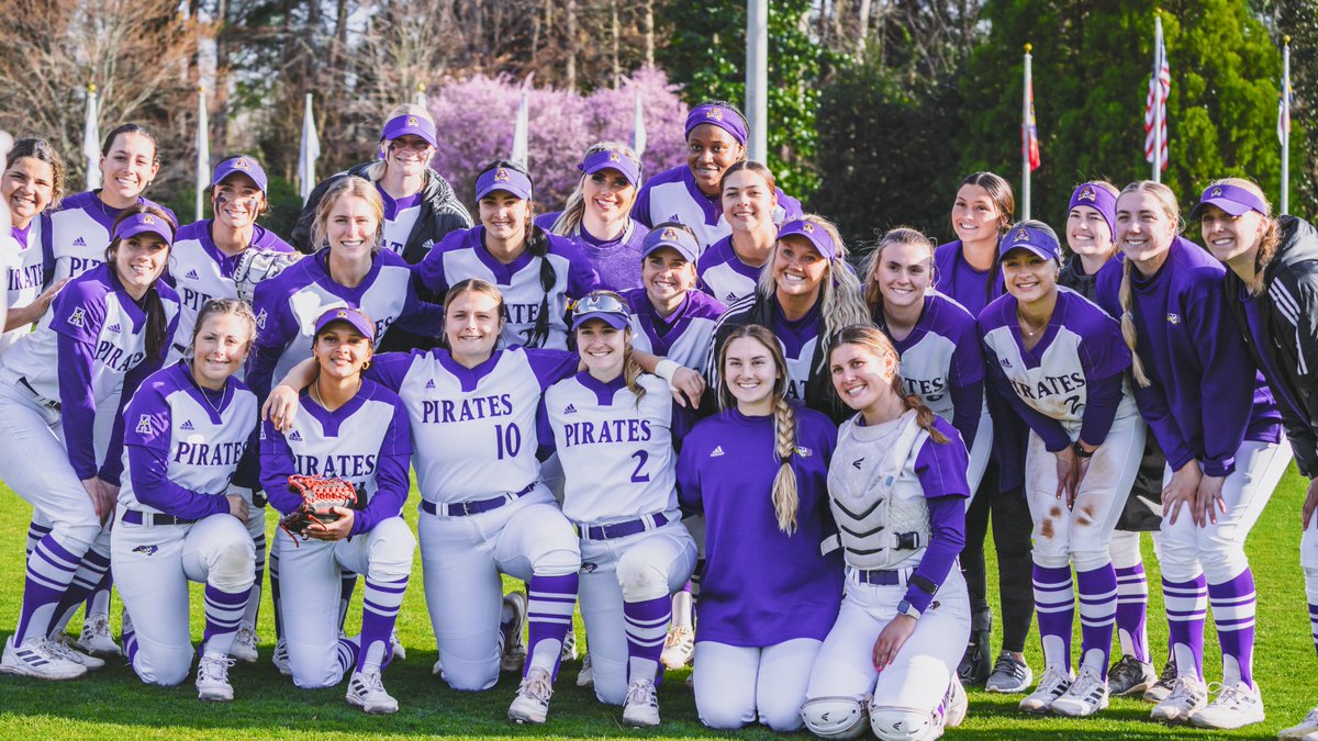 ECUAthletics's tweet photo. We've got a huge in-state matchup tomorrow as your 16-1 Pirates host the 12-3 Wolfpack inside Max R. Joyner Family Stadium at 4 p.m.

🚨The first 100 students in the gates will receive free pizza🚨 https://t.co/zcDCNqmmL4