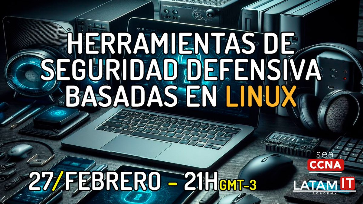 seaccna's tweet photo. Hoy los esperamos a las 21hs gmt-3 
#linux #CCNA #Cisco #cursos https://t.co/FkFy8k0HJ1