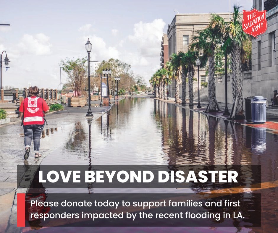Disasters can strike at any time, and it's crucial to be prepared. Please consider donating today to provide resources to families and first responders affected by the recent flooding in the Los Angeles area. ❤️ Help us love beyond disasters: salarmy.us/laflood