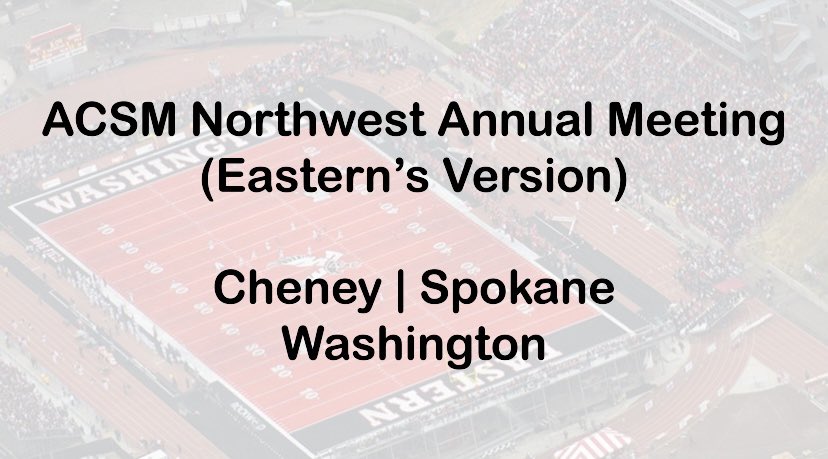 Supposed to be planning our wedding this year but finding it very overwhelming…

So I’m going to plan a conference instead 🤦‍♀️🤦‍♀️ #ACSMNW2025