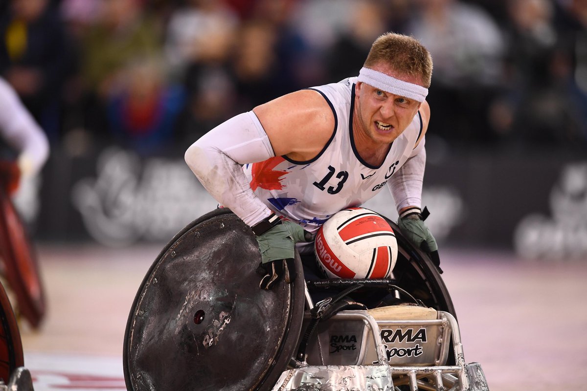 Game faces ready as we gear up for another epic showdown between 4 of the worlds best wheelchair rugby teams in #Cardiff! 

Join Team Great Britain, France, Japan and the USA as they battle it out to become the 2024 Wheelchair Rugby Quad Nations Champions!
📷 @huwevansagency