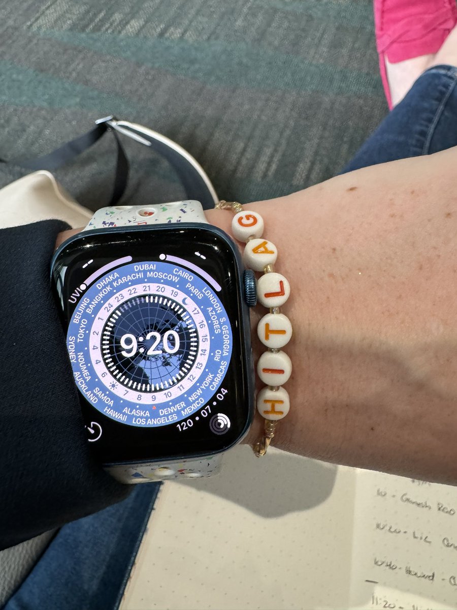 bspartridgeCIS's tweet photo. Stoked to add a #HITLAG friendship bracelet to my wrist for #ViVE2024 , thanks @askjoyrios &amp; @hitlikeagirlpod https://t.co/P4ADYbO0st