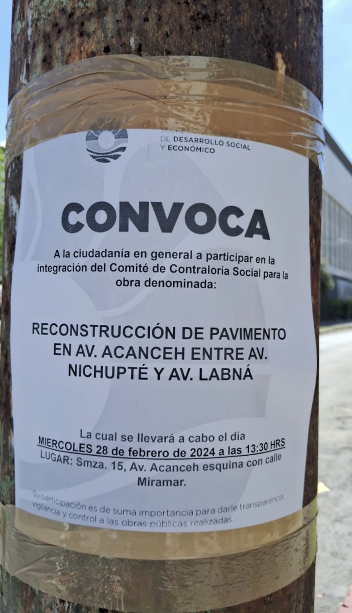 Comite  Vecinos Sm15 tweet media