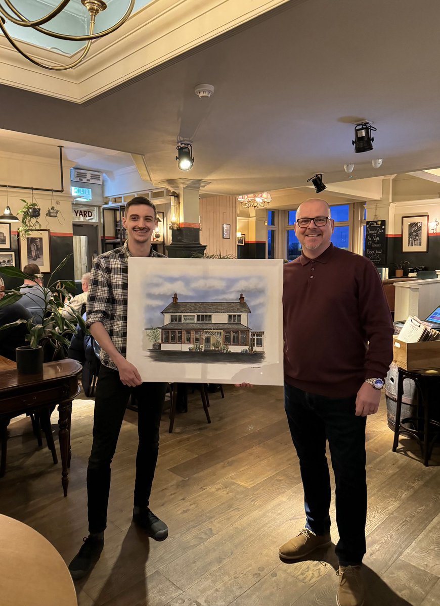 We’ve had the pleasure of local artist Mark Clayton paint us! The artwork is amazing and will soon be displayed for everyone to see. 

We’re so grateful for such an amazing local community. 

Thank you so much!