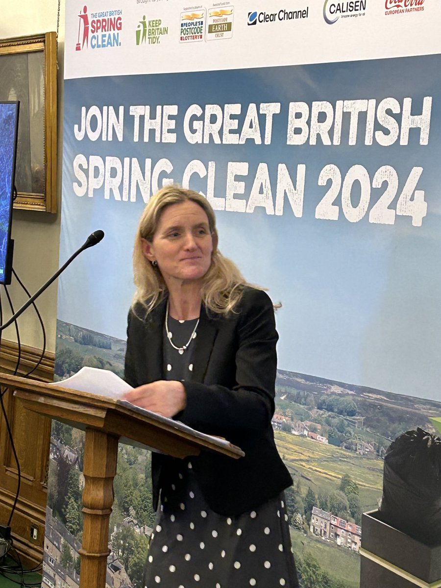 Proud to be at launch of #GreatBritishSpringClean with @kimleadbeatermp and ⁦<a href="/aogdennewton/">Allison Ogden-Newton OBE 🇺🇦</a>⁩ Go to ⁦<a href="/KeepBritainTidy/">Keep Britain Tidy</a>⁩ - Pledge your bags - send a strong message that litter is rubbish