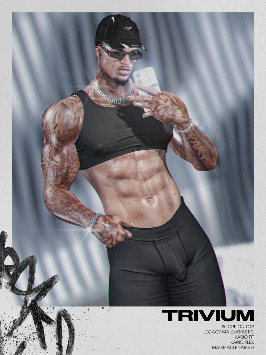 HEY TRIVIUM FAM!

The new Scorpion Top-in collaboration with STUN Poses-is coming to TSA today 2/27 at 4pm SLT!

Check out my Flickr for more info: flickr.com/photos/pierrel…

LM: maps.secondlife.com/secondlife/TSA…