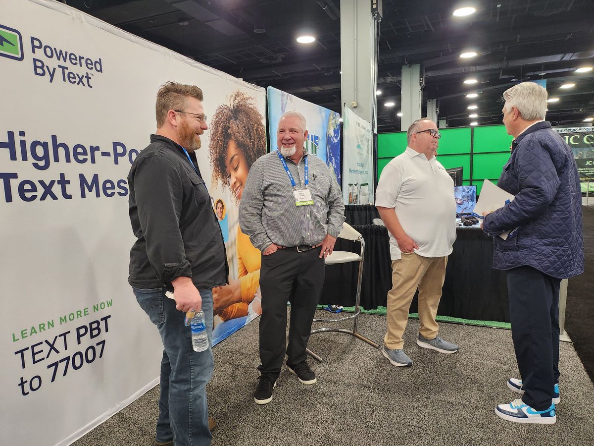 The PBT team had a great time at <a href="/NRB/">nrb</a> 2024! Lots of great conversations about how we help media, radio stations and broadcasters use texting to connect with their audiences. Text MEDIA to 77007 to learn more.

#texting #nrb2024 #conference #radio #broadcasting  #poweredbytext