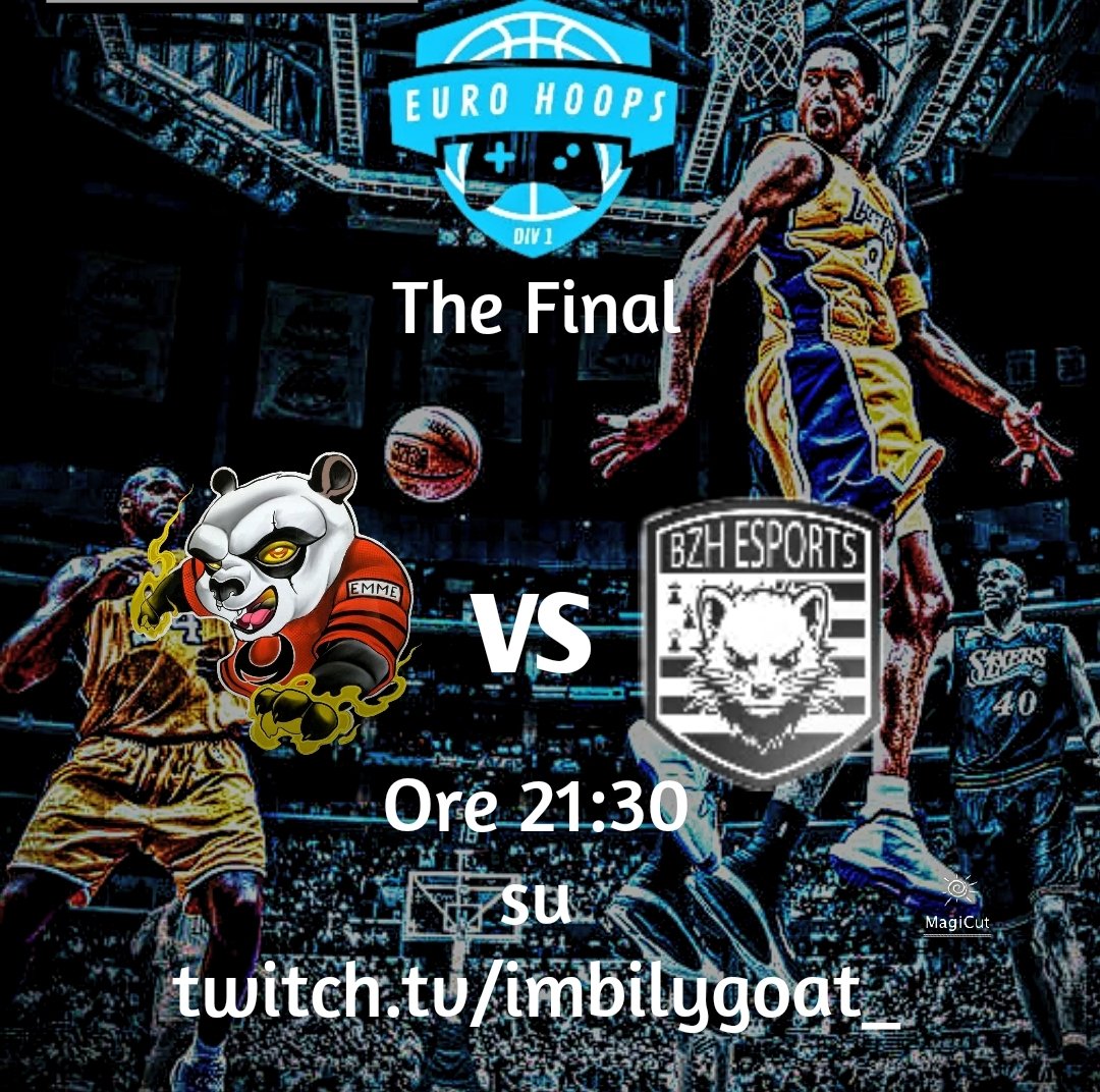 #Nba

Stasera alle ore 21:30 i nostri ragazzi saranno impegnati nella finale della #2ndDivision by <a href="/EuroHoops2K/">𝗘𝘂𝗿𝗼 𝗛𝗼𝗼𝗽𝘀 𝟮𝗞</a> 
#Live su #Twitch twitch.tv/imbilygoat_

#goEMME #Esports #nbabasketball #nba2k