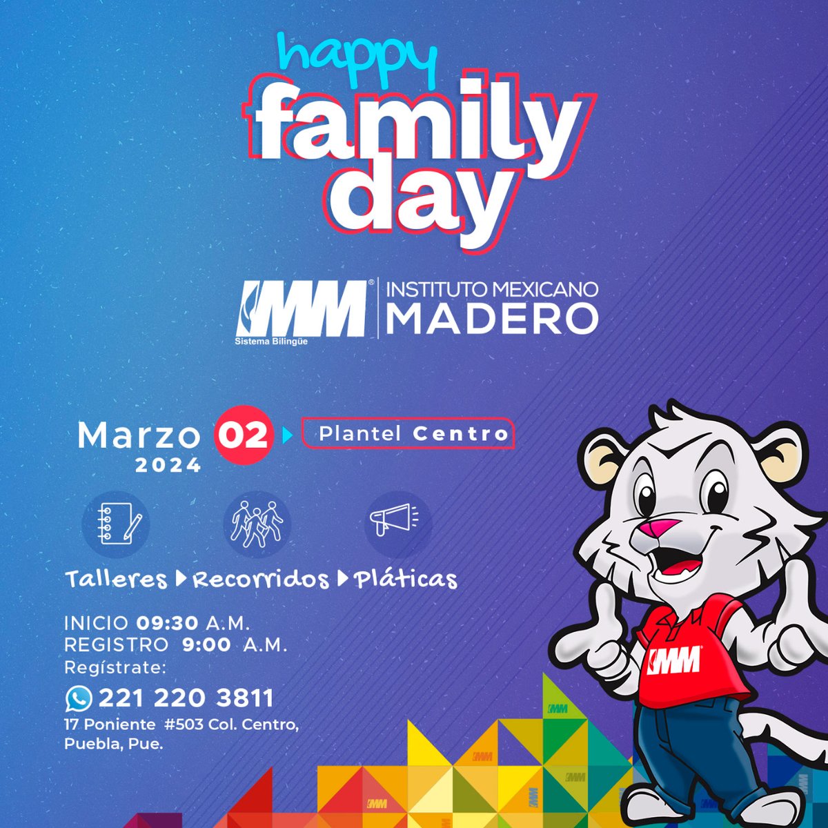 ¿Quieres ser parte de la experiencia Maderista? Asiste a nuestro Happy Family Day y conoce más de cada uno de nuestros niveles ¡Regístrate! 👉 bit.ly/FamilyDay24