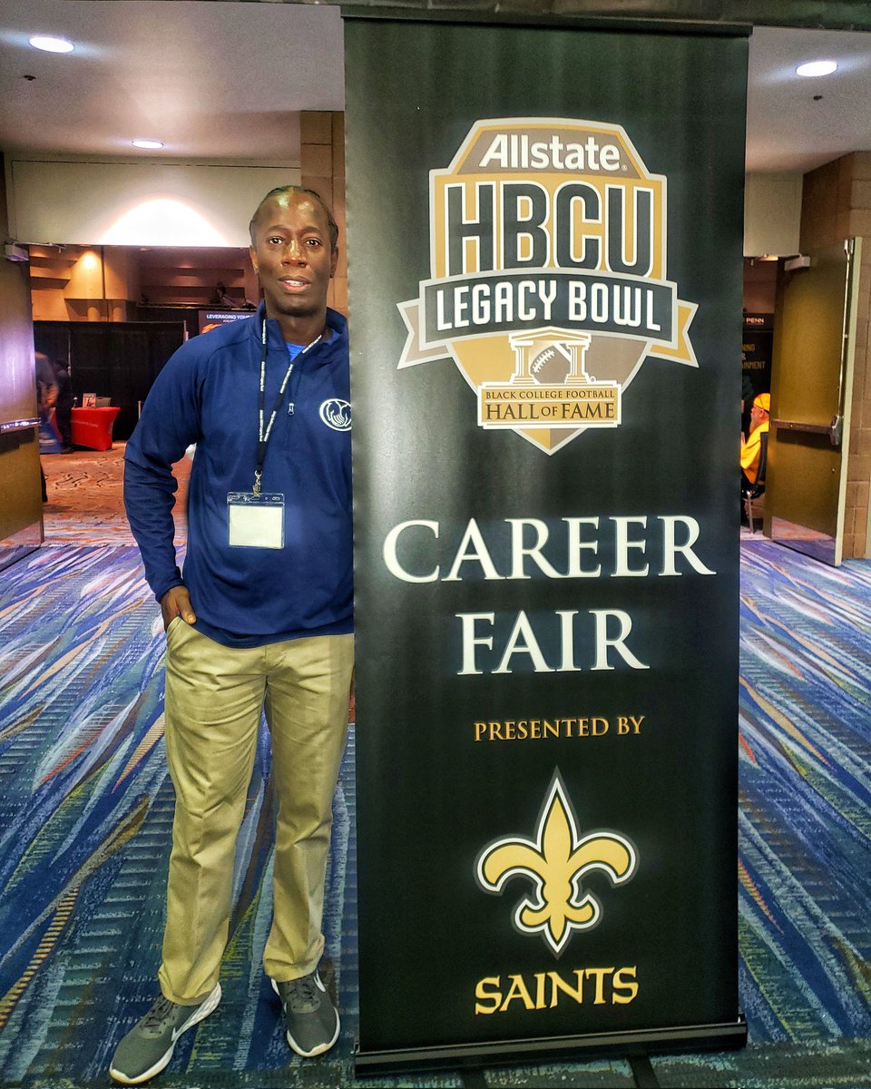 Here representing Louisiana at the HBCU Legacy Bowl career fair. Where initiative and communication turn into opportunities ✨ @HBCULegacyBowl