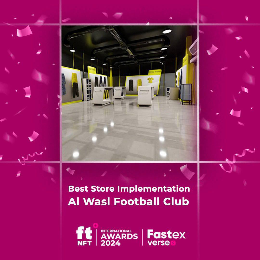 Congratulations to Al Wasl Football Club for winning the ftNFT Awards' "Best Fastexverse Store Implementation" 🎉🥳

A store, where you can buy equipment, accessories and much more 🙌

Visit the winner space and explore it 👇
space.fastexverse.com/dashboard/3141…
